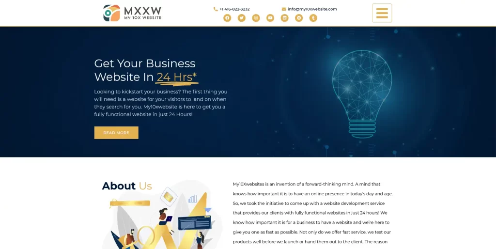 my10xwebsite.com - Branding Centres Toronto