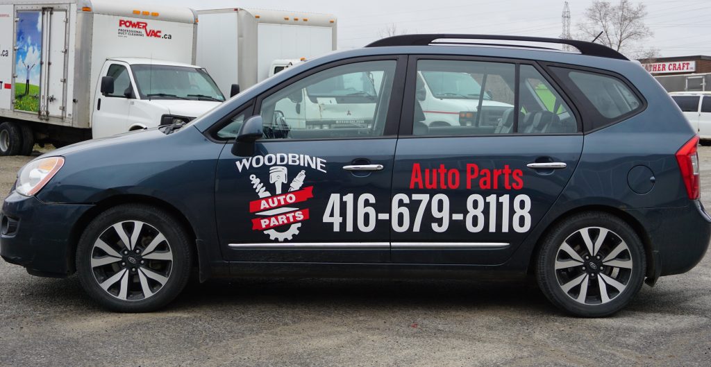 Custom Branding like a Pro in 2021 - Woodbine Auto Parts - Branding Centres - Branding Specialist - Branding agency Toronto - Vehicle Wrap - Vinyl Wrap Toronto - Commercial Wrap