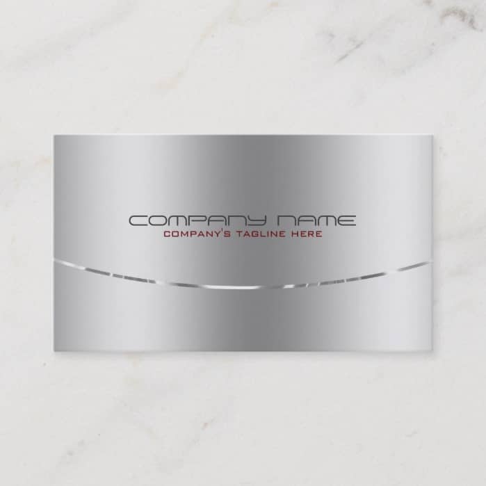 8 Unique Business Cards Ideas to Stand Out - Metallic Business Cards - Branding Centres