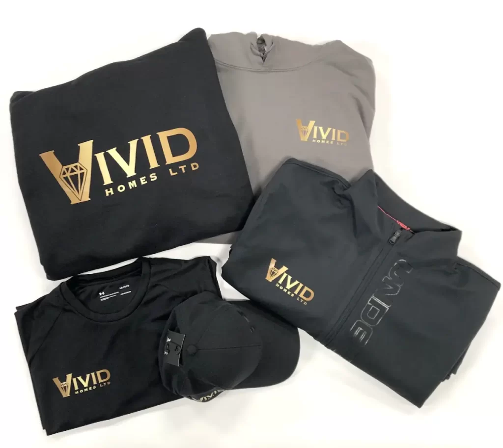 Custom-Branded Apparel for Vivid Homes - Bundle