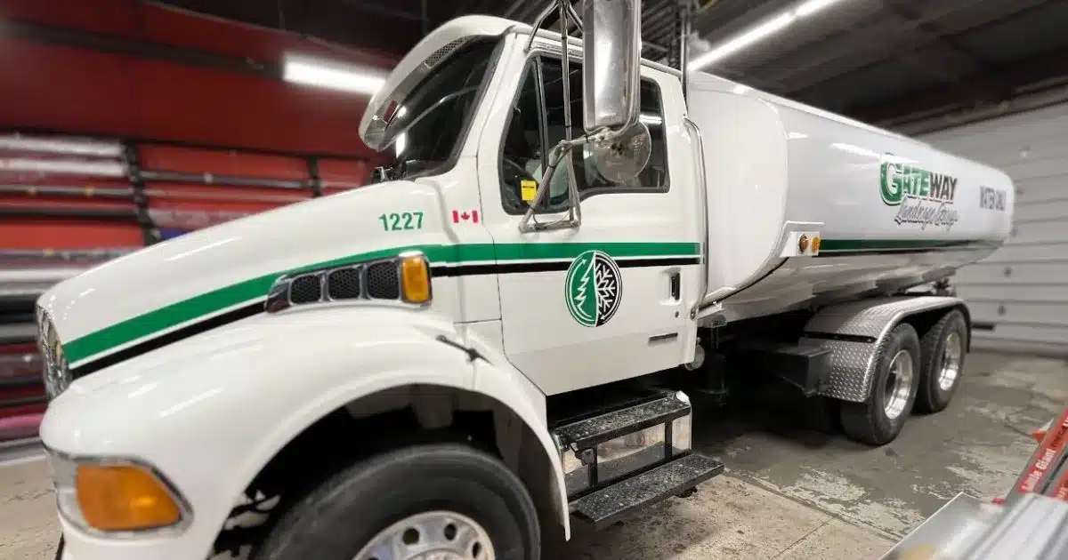 Water Truck Decals for Gateway Landscape by Branding Centres