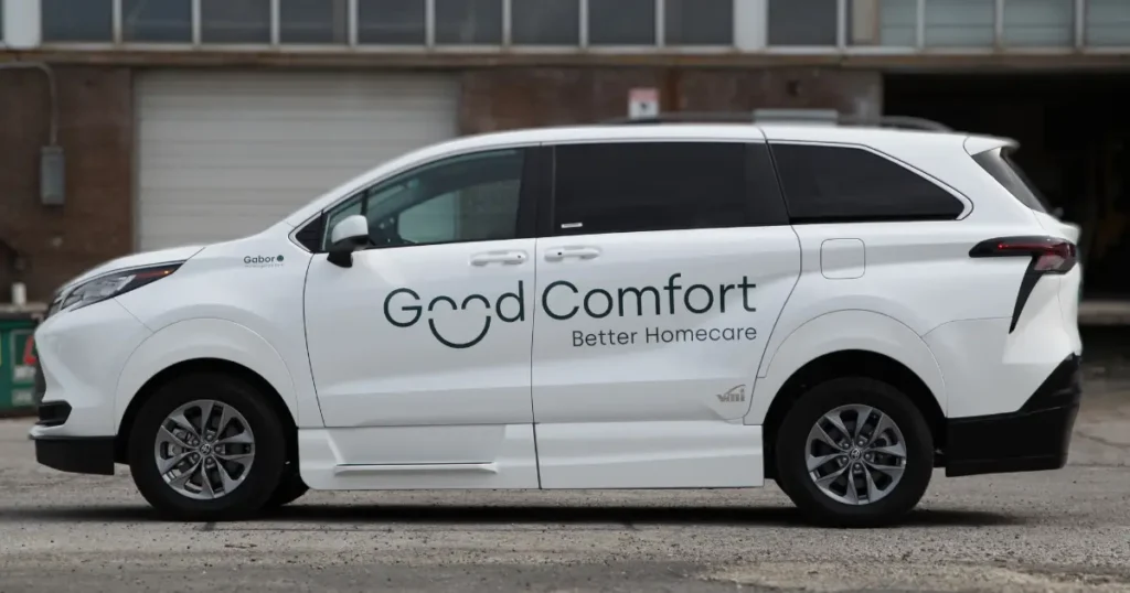 Toyota Sienna 2023 showcased with Good Comfort decals