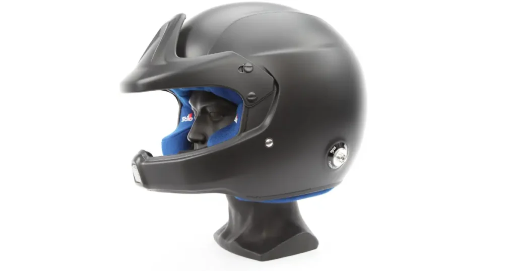 Side View of a Stilo helmet displayed with a helmet full wrap