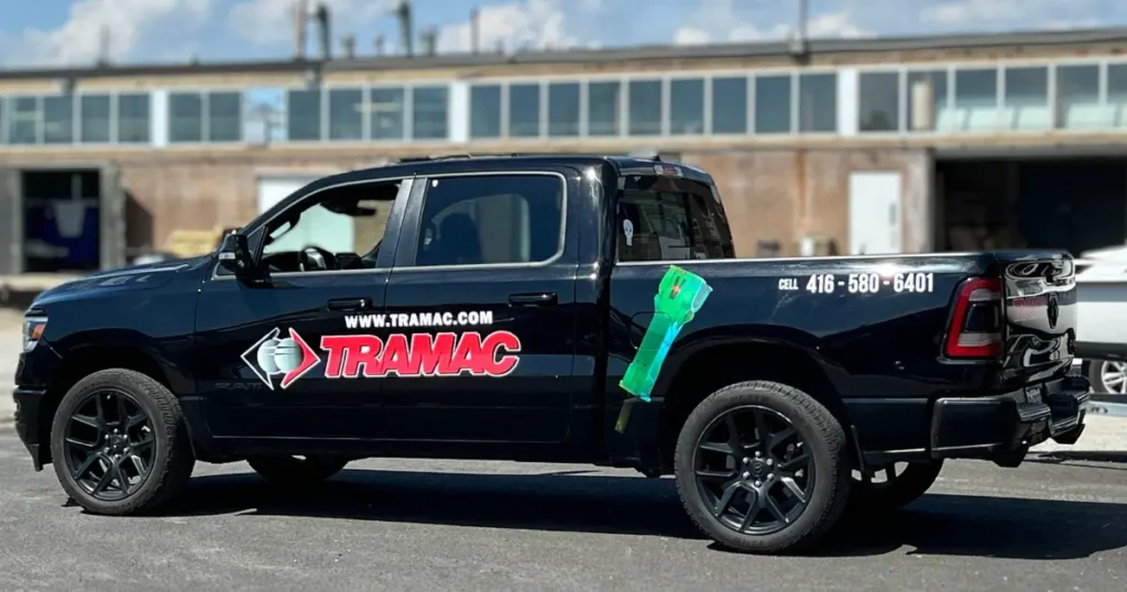 Tramac Frank's Ram 1500 – Personalized Commercial Graphics Decals