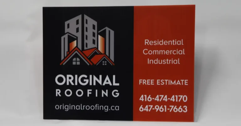 Orignal Roofing - Print - Sign