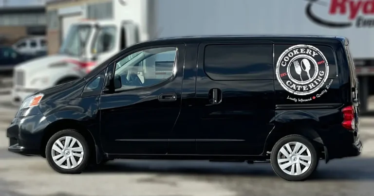 Cookery Catering – Professional Branding & Decals for Nissan NV200