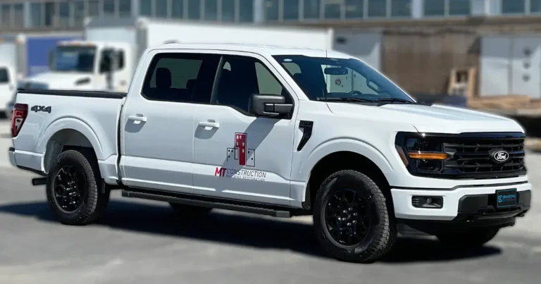 MT Construction | Ford F-150 – Sleek & Professional Decals